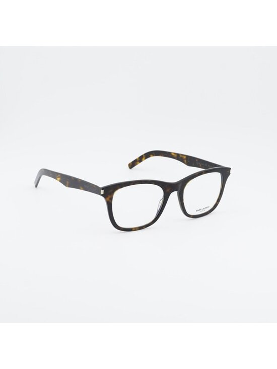 Saint Laurent SL286 SLIM 002 Eyeglasses Havana 50mm Square Frame main image 7